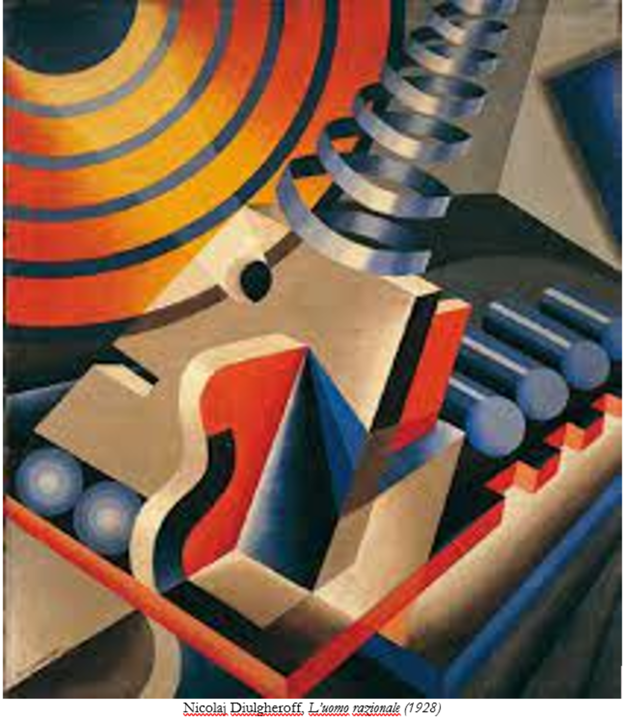 Nicolaj Diulgheroff, L’uomo razionale (1928)